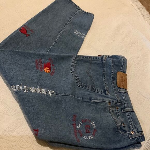 Levi’s 550 custom made OU sport jeans. 44x34